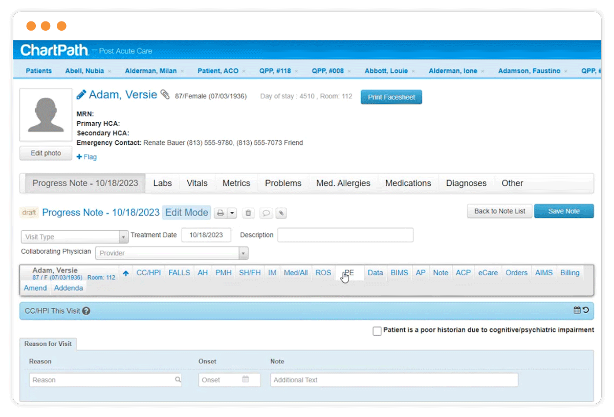 Masterpath Chart ChartPath | EHR